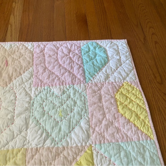 Pottery Barn Heart Patchwork Baby- Toddler Quilted - Picture 5 of 9